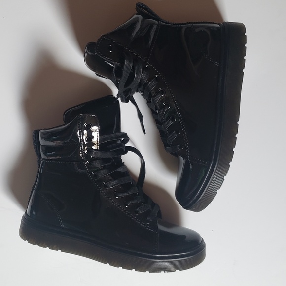dr martens high top trainers